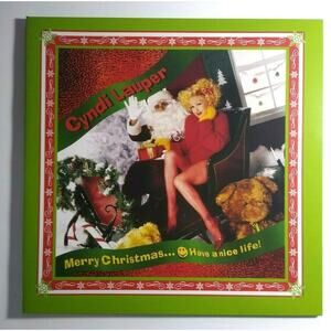 Cyndi Lauper ‎Merry Christmas Have A Nice Life Vinyl LP Record Green Colored